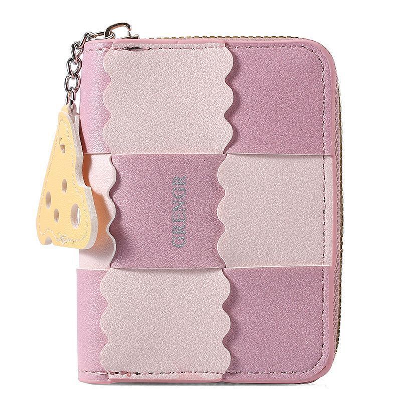 Chic Textured Zip Wallet Bowlift