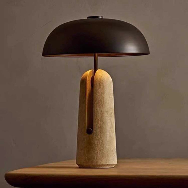 Contemporary Table Lamp with Unique Abstract Base
