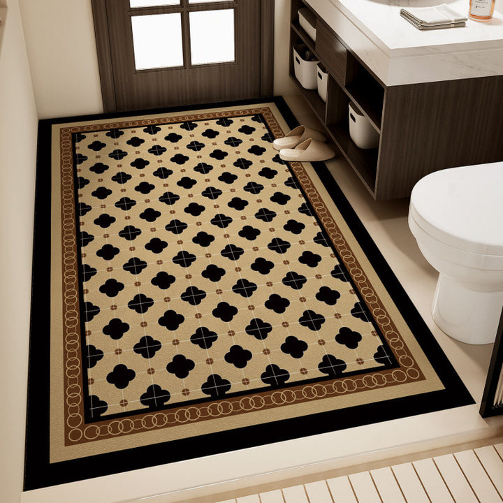 Elegant Motivational Bath Mat