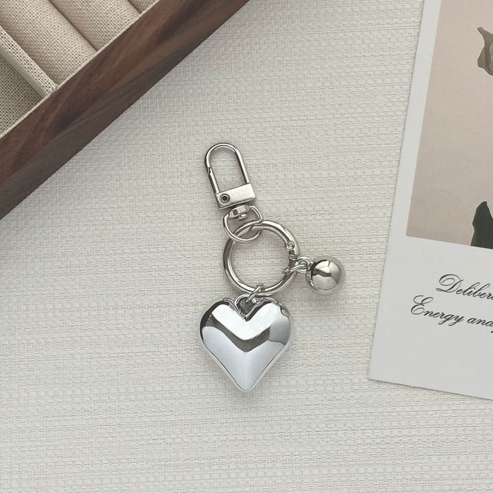 Chic Heart Charm Keychain Bowlift