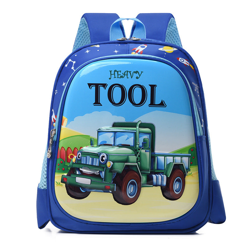 Kids' Fun Truck-Themed School Backpack Bowlift