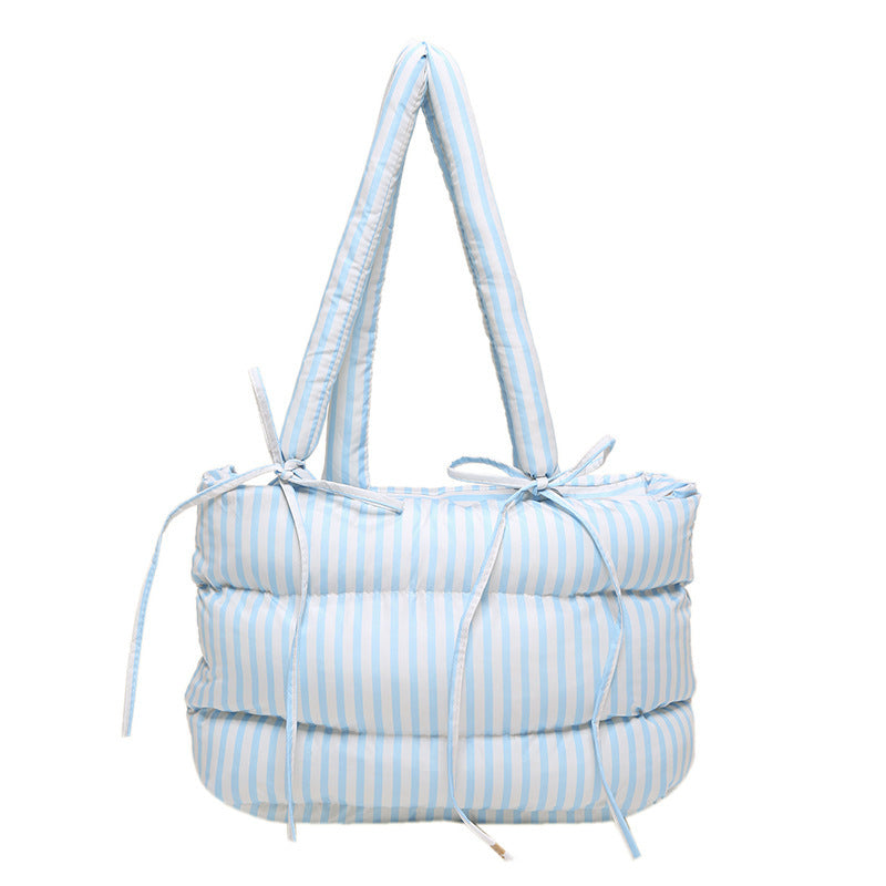 Fashionable quilted tote bag Bowlift