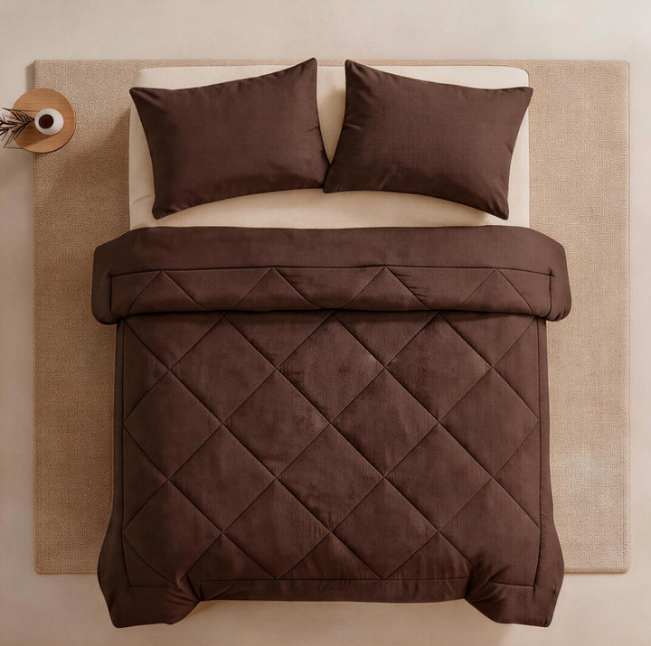 Luxurious Quilted Comforter Set Bowlift