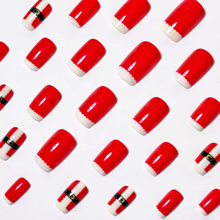 Christmas Art Nails in Festive Santa Design Bowlift