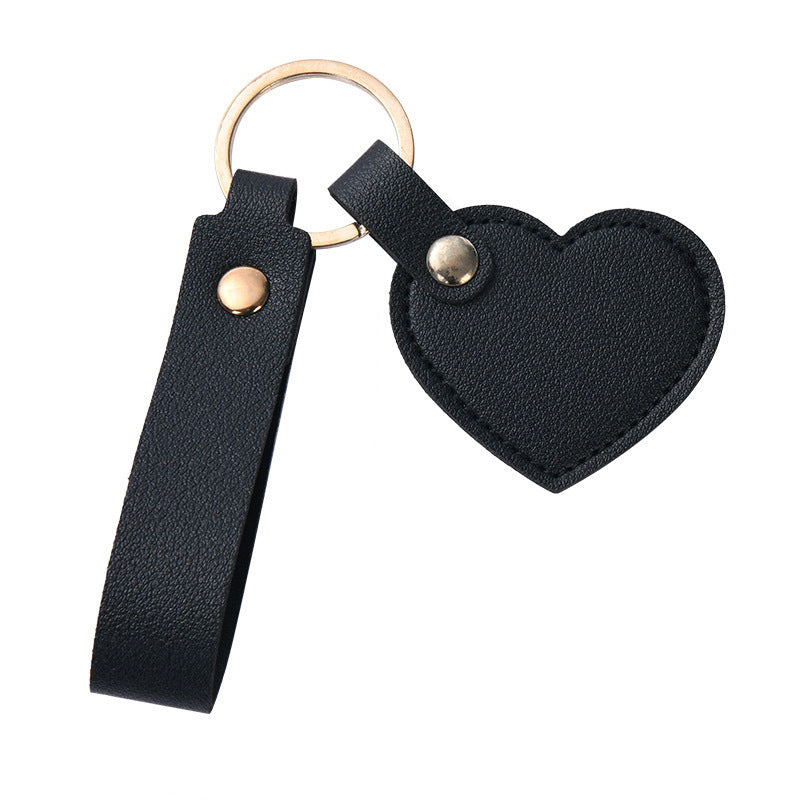 Women Keychain Bowlift Heart Shape Made of High-Quality Artificial Leather