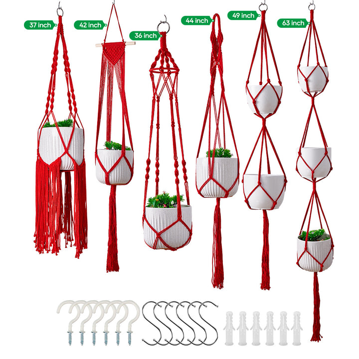 Macramé Plant Hanger Set