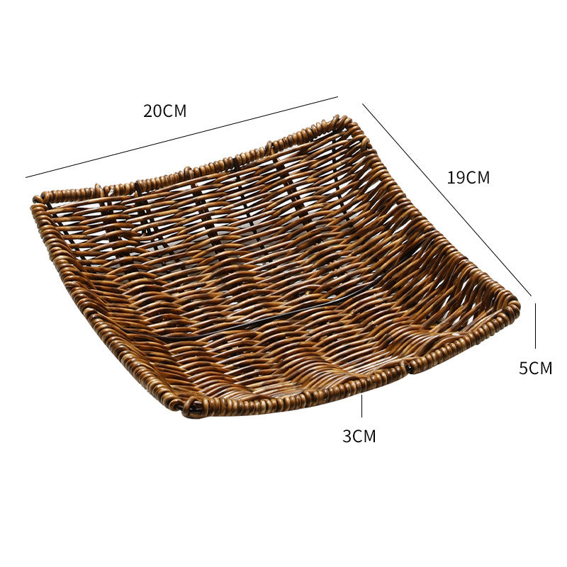 Decorative Handwoven Serving Tray Bowlift