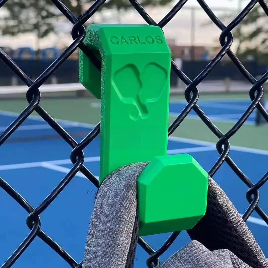 Clip-On Chain-Link Fence Paddle and Gear Hook Organizer Bowlift