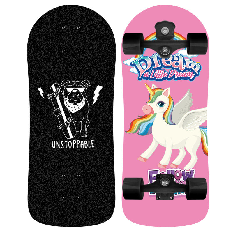 Kids Cartoon-Themed Skateboard Bowlift