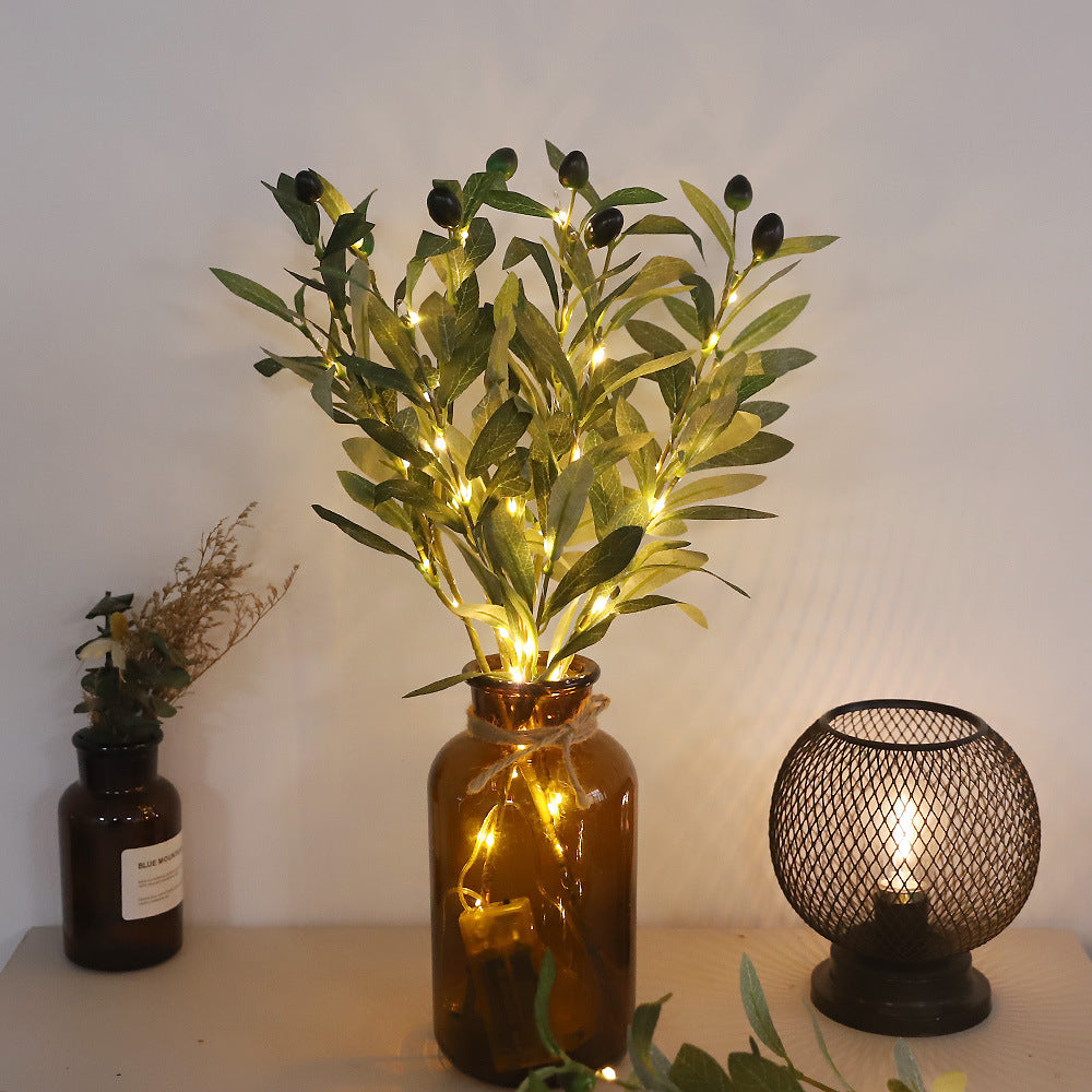 BowLift | LUMIVISTA OLIVE LIGHT – Mediterranean LED light branches for atmospheric & wireless decoration