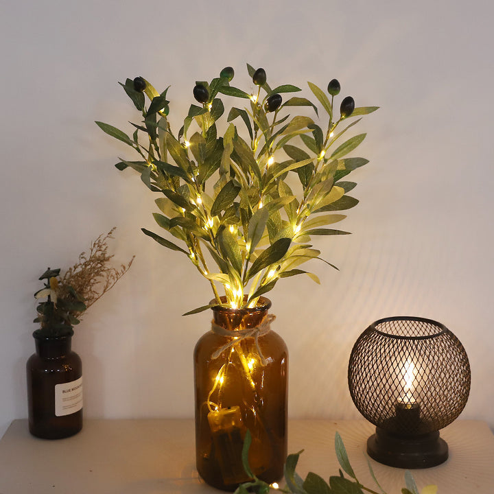 BowLift | LUMIVISTA OLIVE LIGHT – Mediterranean LED light branches for atmospheric & wireless decoration