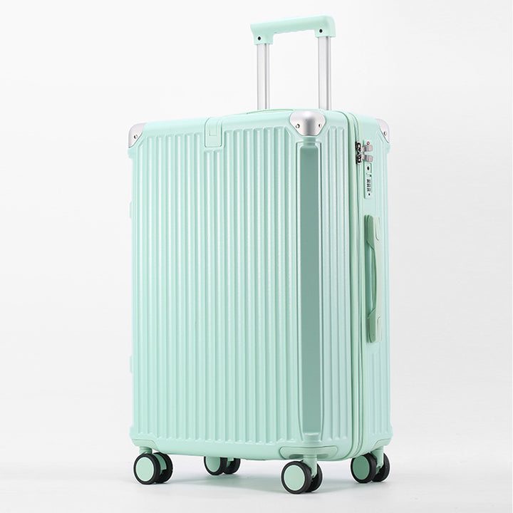 High-Durability Textured Hard-Shell Suitcase Bowlift