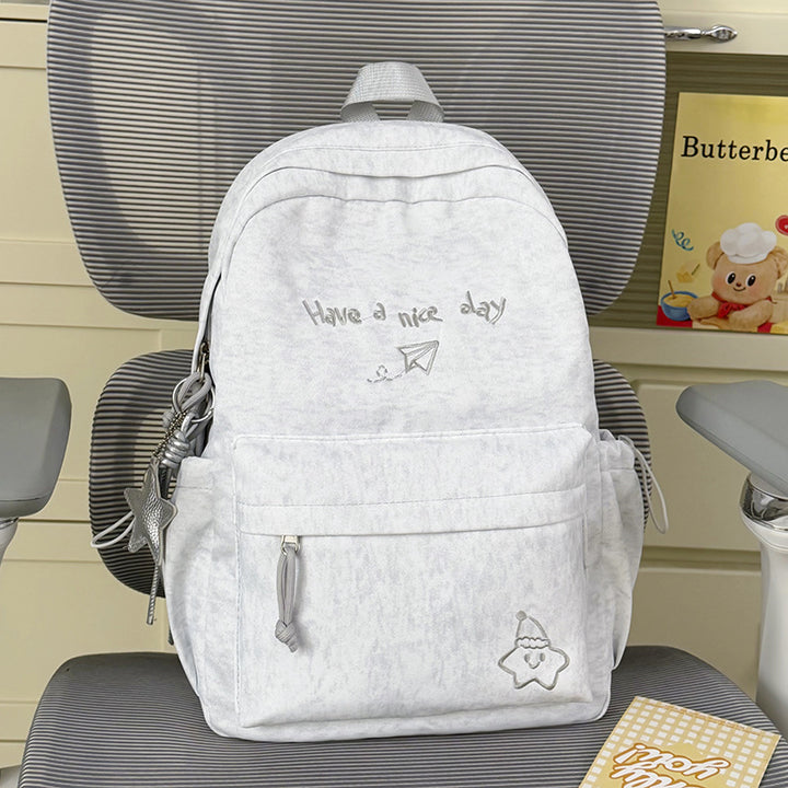 Playful Textured Backpack