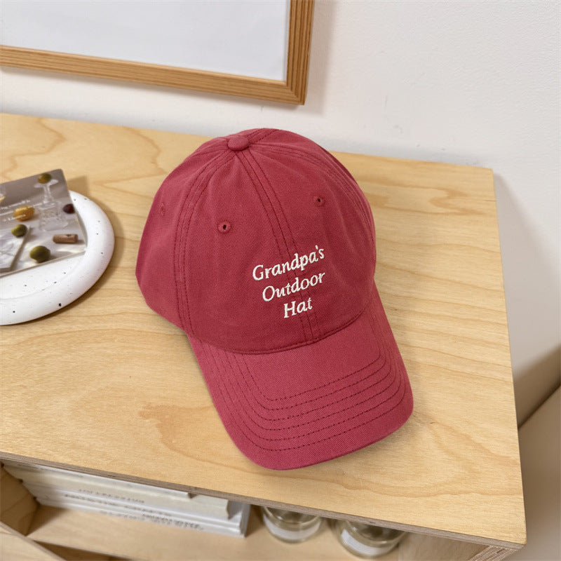 Men's Embroidered Outdoor Cap Bowlift