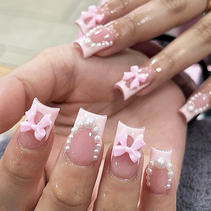 Decorative Acrylic Nail Art Extensions Bowlift