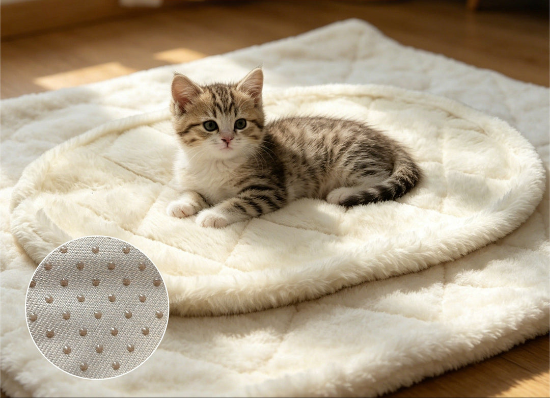 Soft Plush Pet Bed Bowlift
