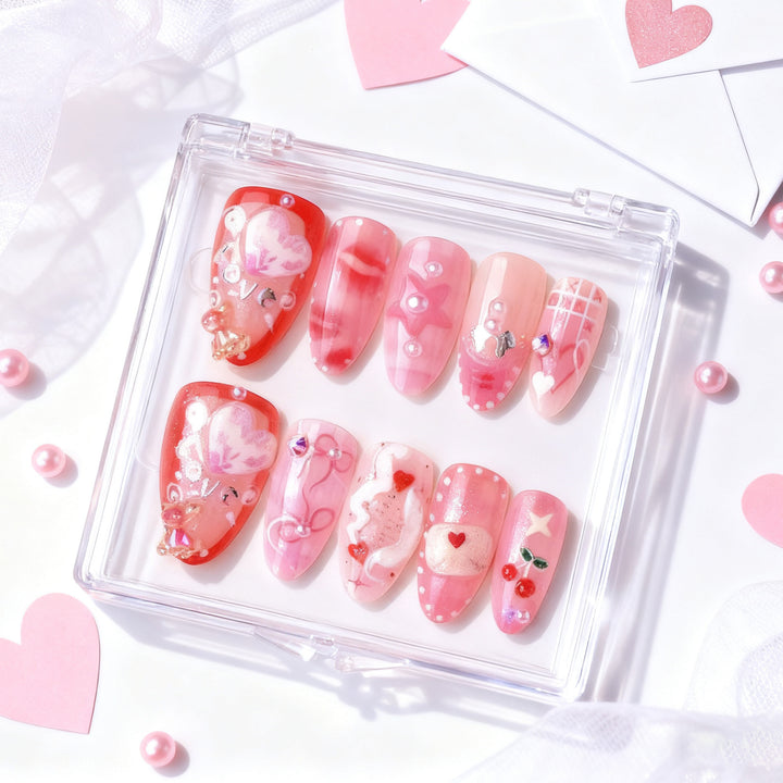Artificial Nail Art Nails Bowlift