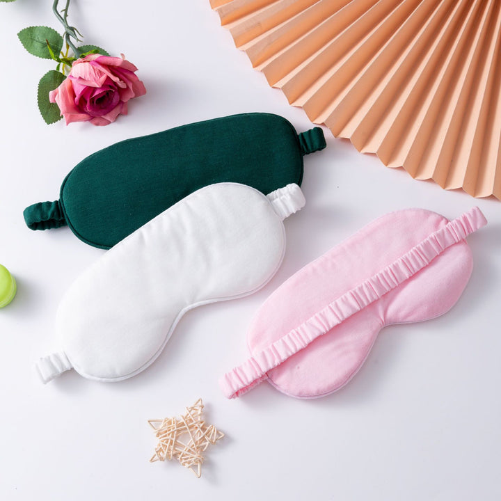 Unisex nan ergonomic sleep mask with soft cotton lining and adjustable elastic band Bowlift