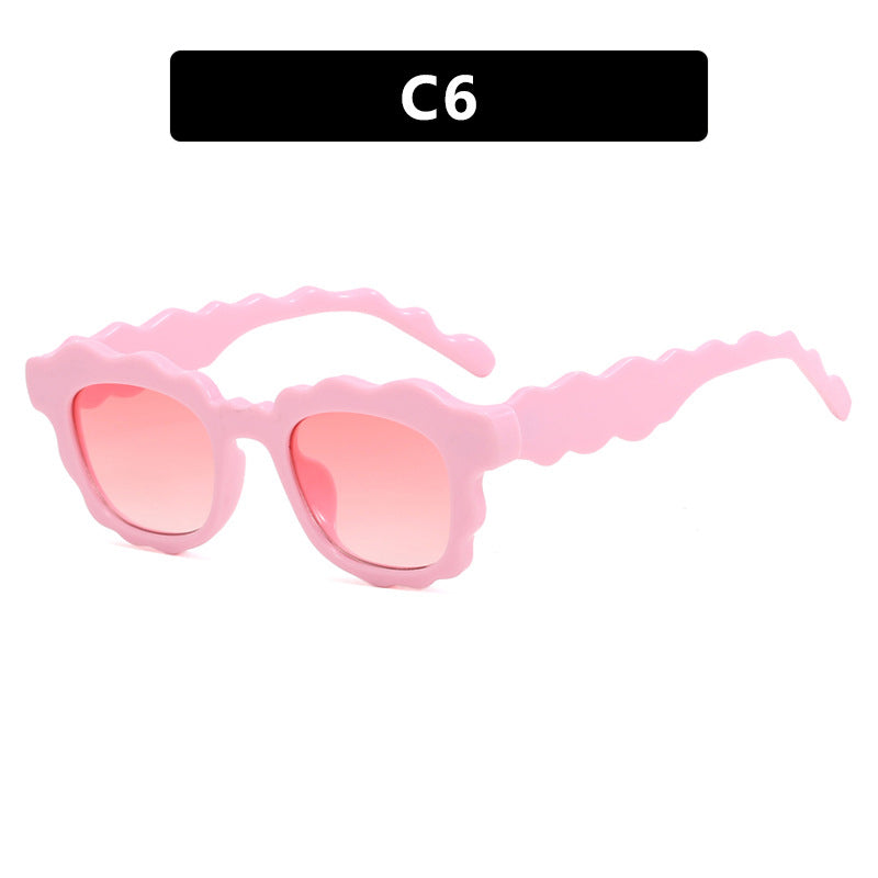 Women’s fashionable sunglasses with wavy frame Bowlift