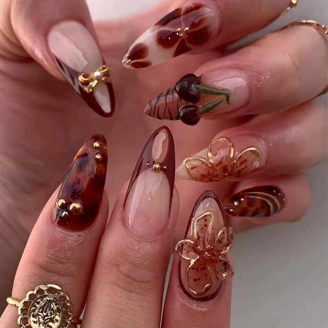 Decorative 3D Nail Art Extensions Bowlift