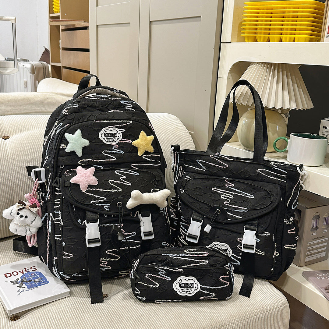 Multi-Compartment School Backpack Bowlift