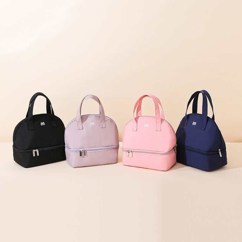 Women's Insulated Lunch Bag with Double Compartment Design Bowlift