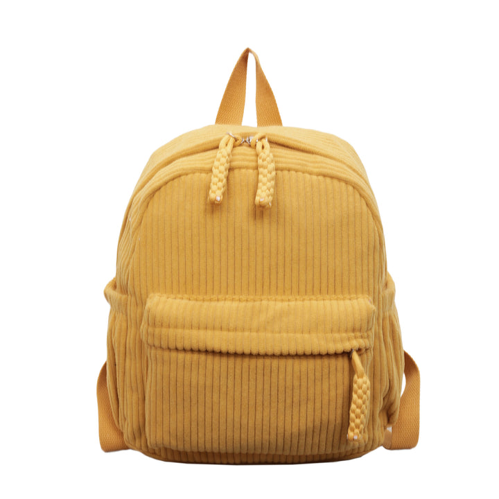 Corduroy Multi-Pocket Backpack Bowlift