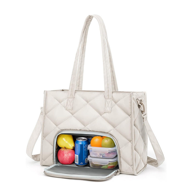 Insulated lunch bag with multiple compartments Bowlift