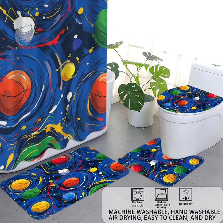 Creative Universe-Themed Bathroom Set Bowlift