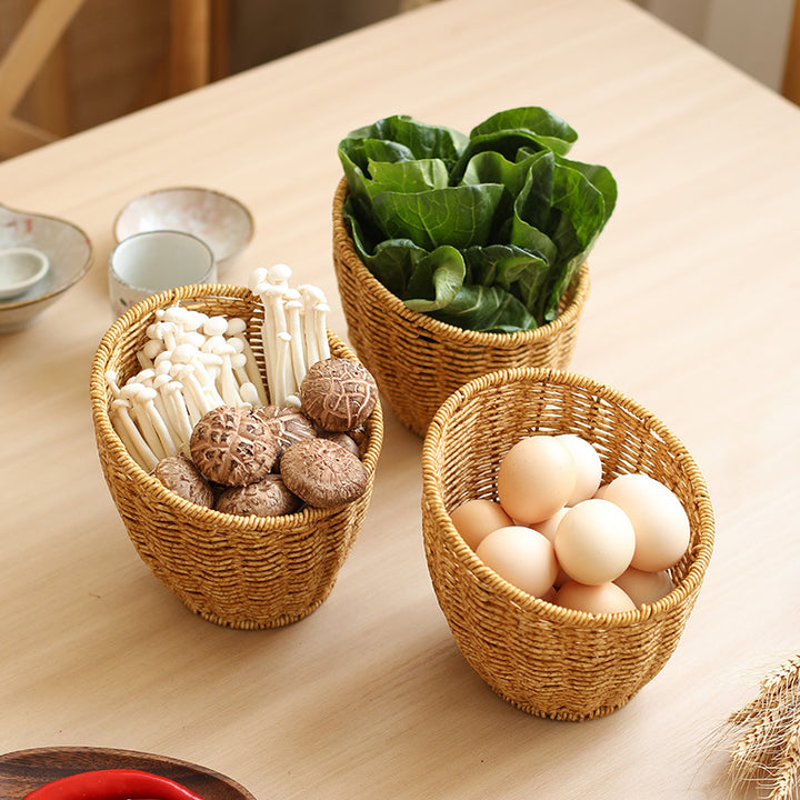 Unisex Handcrafted Decoration Basket with Modern Design Bowlift