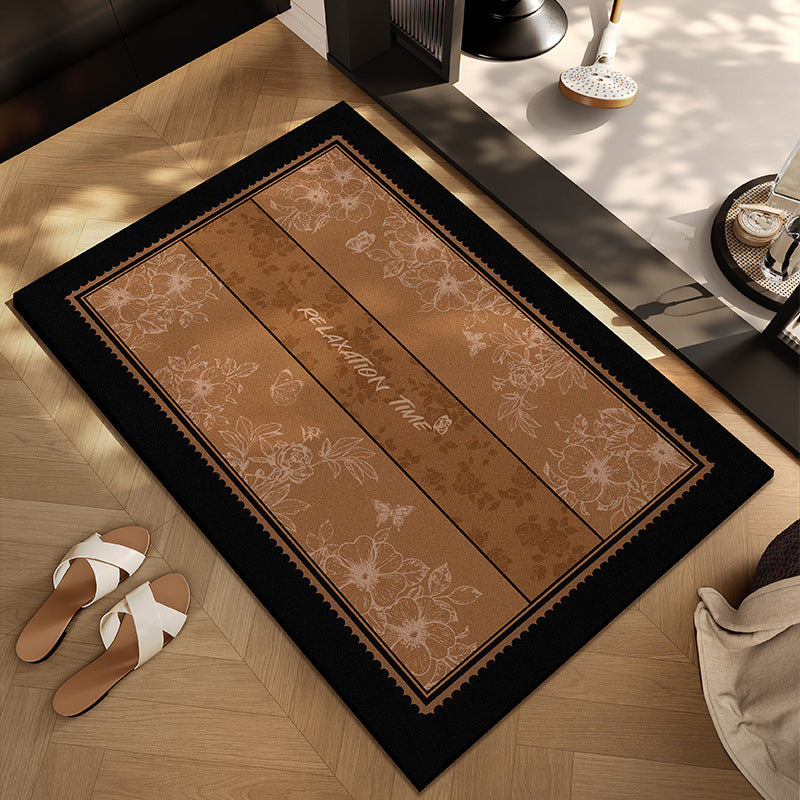Oval Checkerboard Area Rug