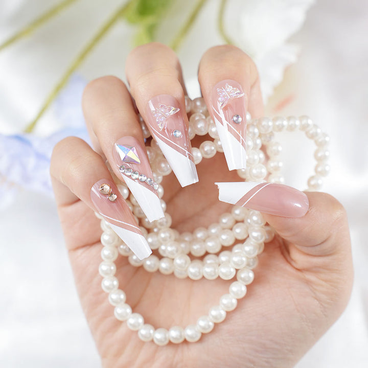 Artistic 3D Nail Art Design Bowlift