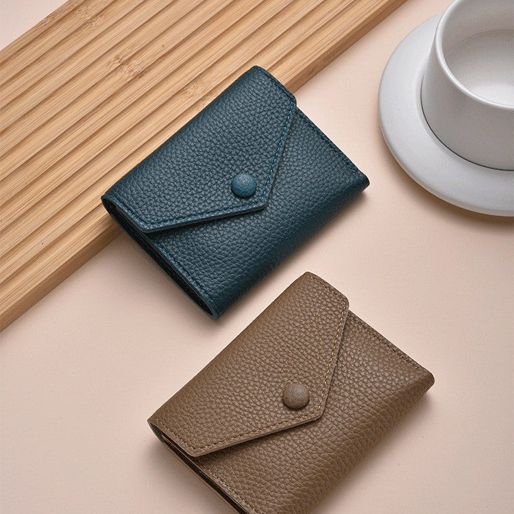Premium Textured Leather Coin Wallet Bowlift