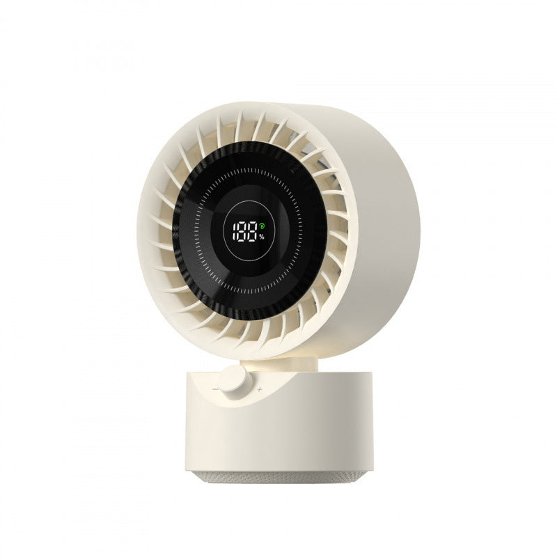 Ladies Compact Table Fan with Digital Hygrometer Bowlift