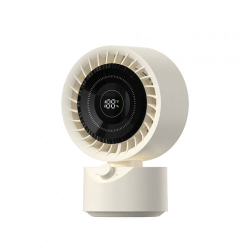 Ladies Compact Table Fan with Digital Hygrometer Bowlift