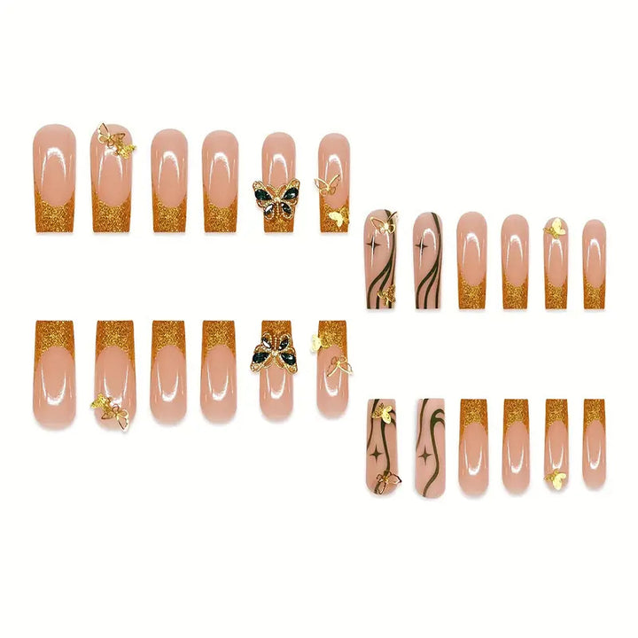 Artistic Butterfly Nail Art Set Bowlift