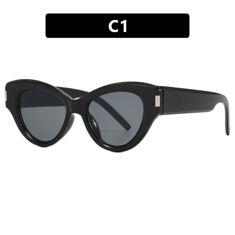 Ladies stylish Cat-Eye sunglasses with transparent frame Bowlift