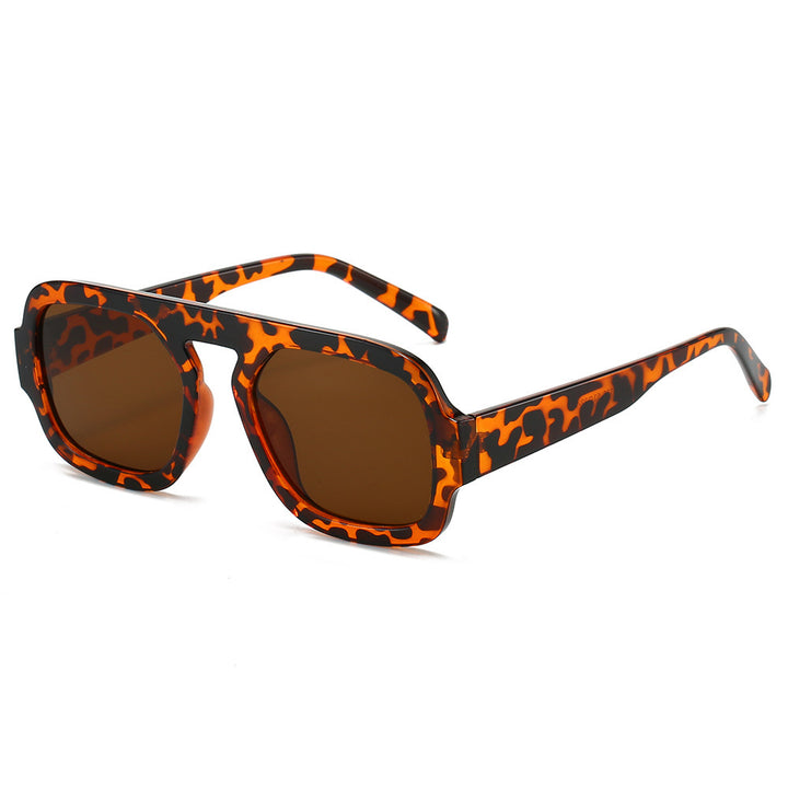 Oversized Geometric Lens Sunglasses Bowlift