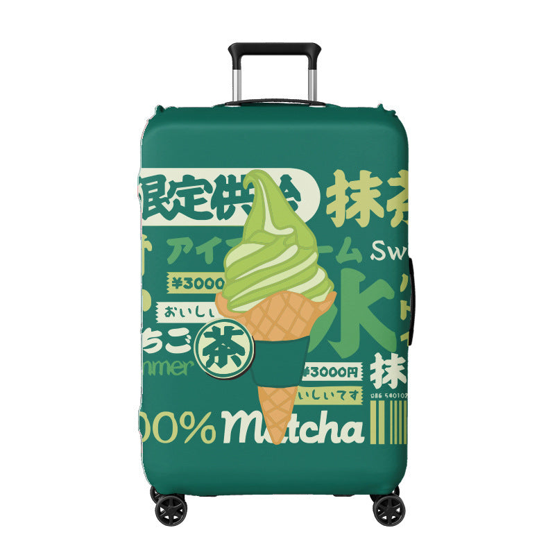 Unisex hard-shell travel suitcase with creative ice cream design Bowlift