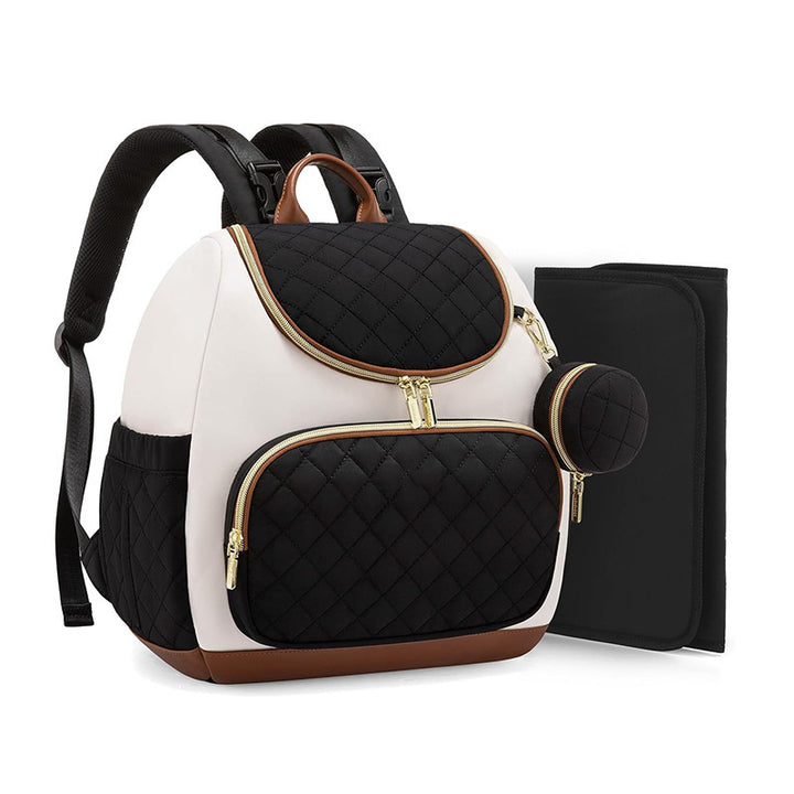 Elegant Quilted Backpack with Practical Compartments Bowlift