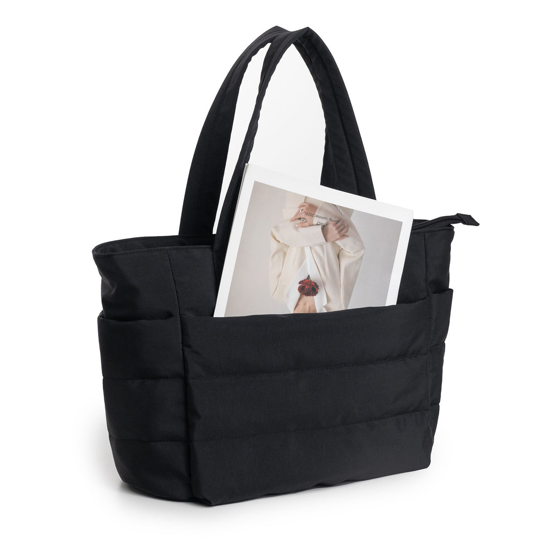 Stylish and Spacious Tote Bag with Insulated Inner Layer Bowlift
