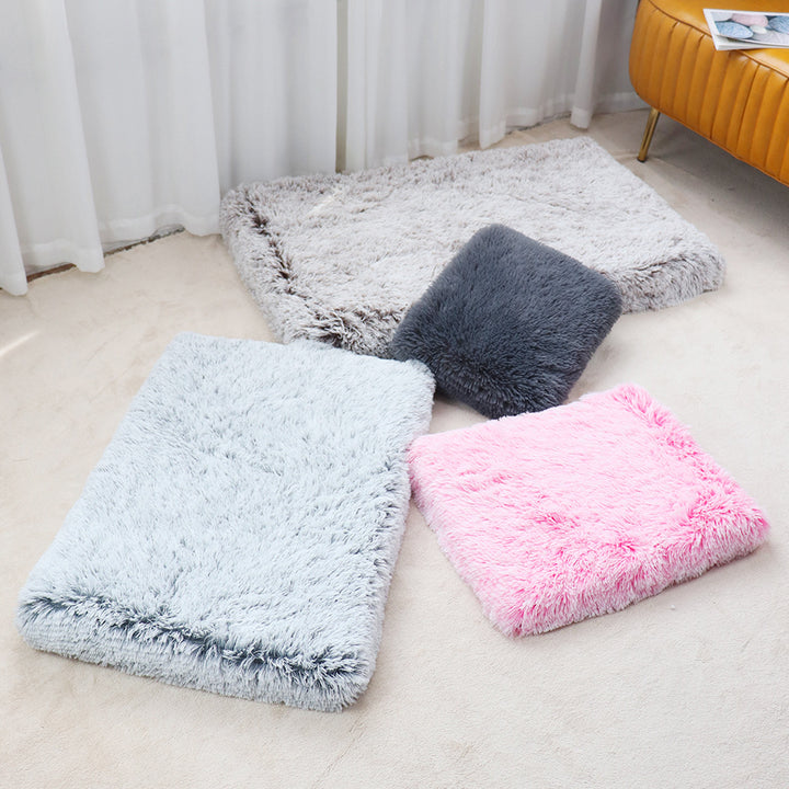 Plush Memory Foam  Mat   Dog Bed