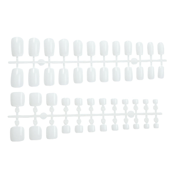 Premium Gel Press-On Nail Set with Elegant French Tip Design Bowlift