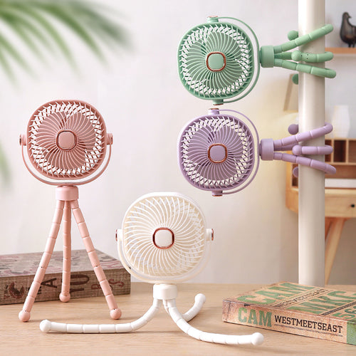 Unisex Mini-Portable Fan with Flexible Mount Bowlift