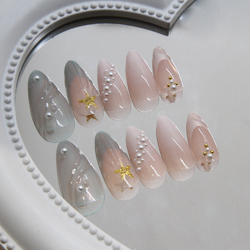 Artistic Gel Press-On Nail Tips Bowlift