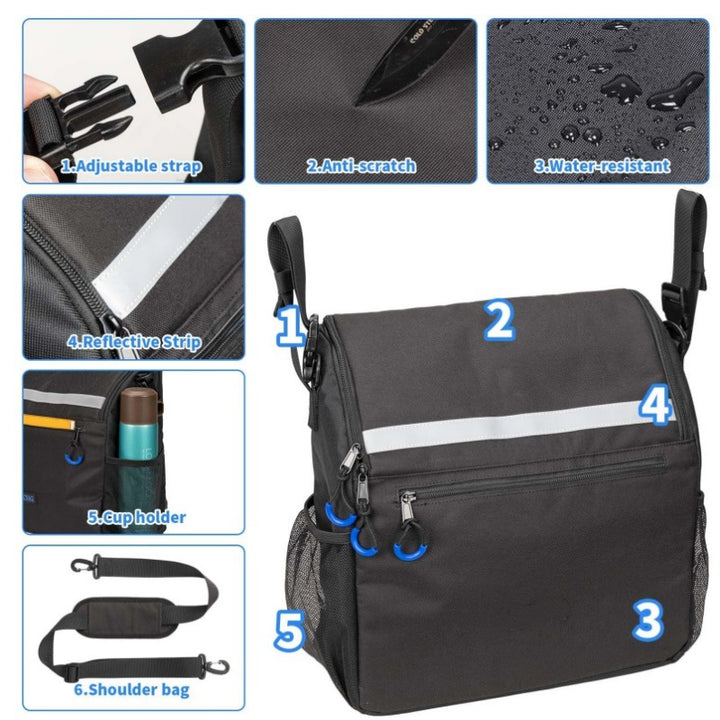 Organizer bag for wheelchairs Bowlift