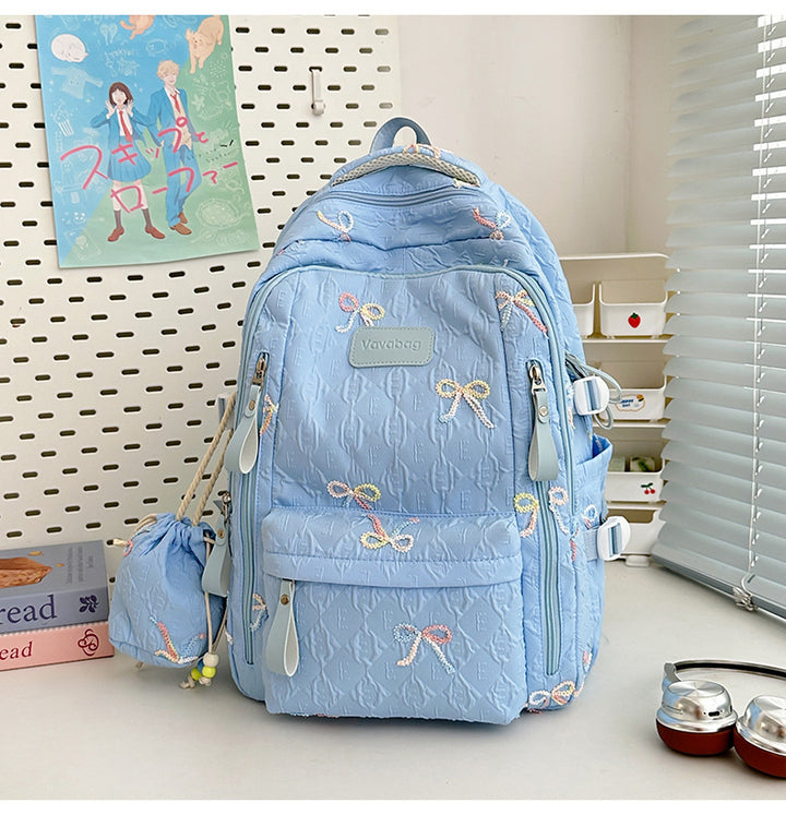 Stylish Quilted Multi-Pocket Backpack