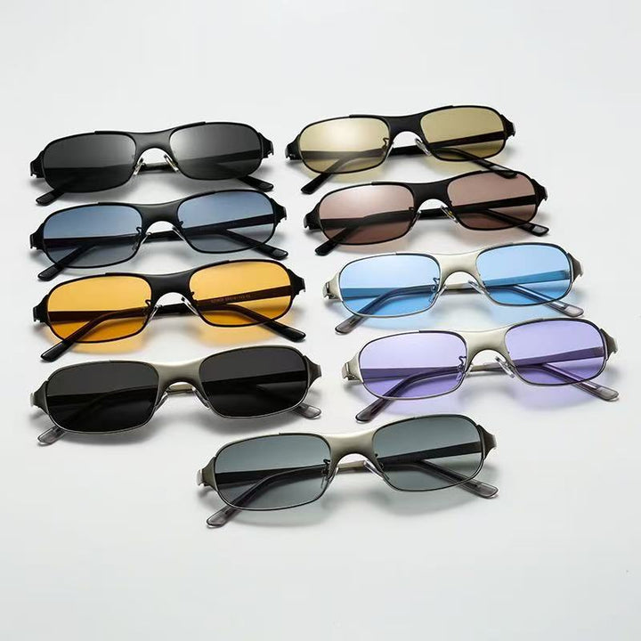 Women's modern rectangular sunglasses with UV protection and comfortable frame Bowlift