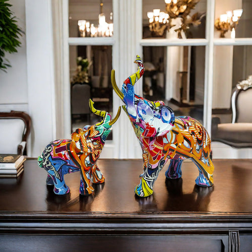Artistically designed elephant figure Bowlift