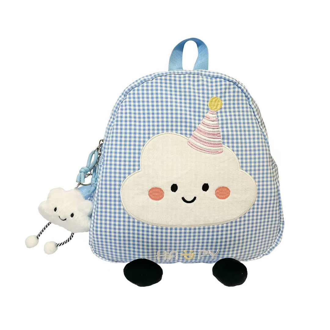Cloud-Themed Character Backpack Bowlift